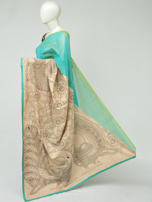Chanderi Cotton-Silk Kalamkari Design Sarees [D801100102]