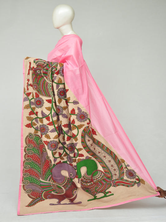 Chanderi Cotton-Silk Kalamkari Design Sarees [D801100108] - DressesForWomen.IN