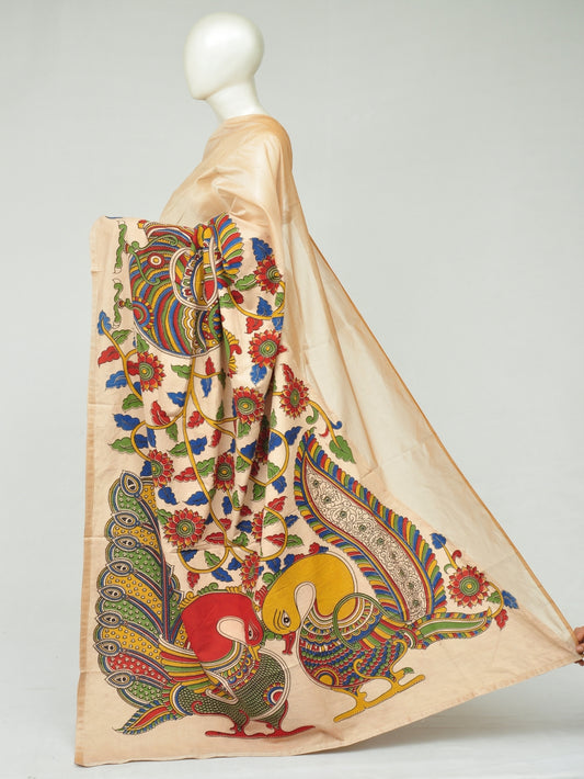 Chanderi Cotton-Silk Kalamkari Design Sarees [D801100111]