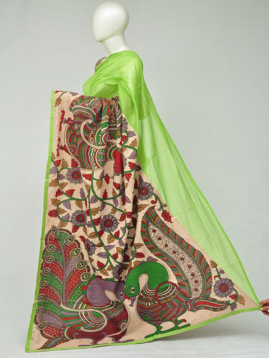 Chanderi Cotton-Silk Kalamkari Design Sarees [D80111112]