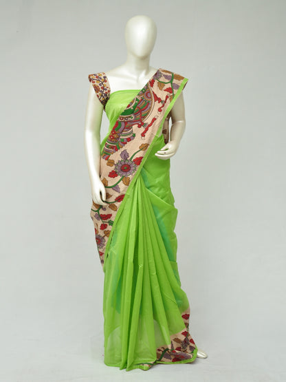 Chanderi Cotton-Silk Kalamkari Design Sarees [D80111112]