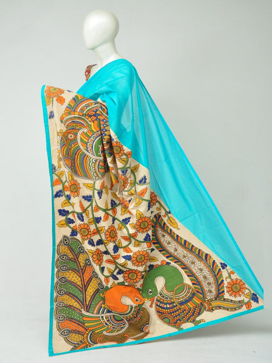 Chanderi Cotton-Silk Kalamkari Design Sarees [D80303027]