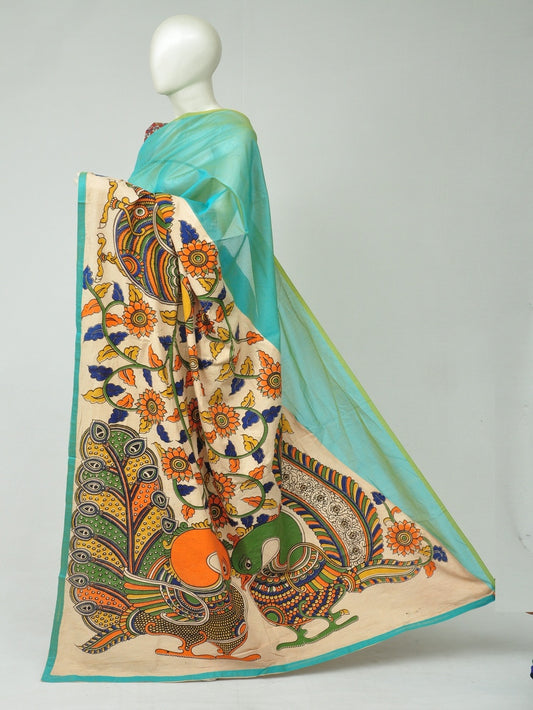 Chanderi Cotton-Silk Kalamkari Design Sarees [D80303028]