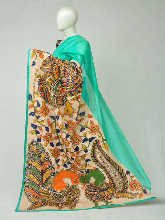 Chanderi Cotton-Silk Kalamkari Design Sarees [D80303029]
