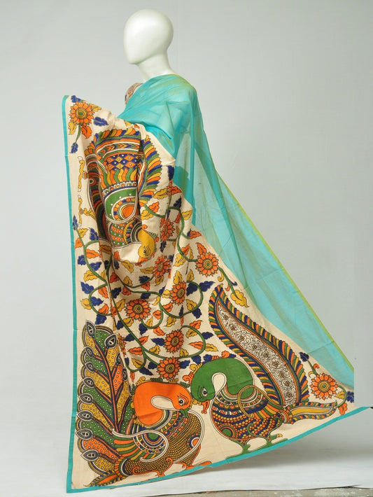 Chanderi Cotton-Silk Kalamkari Design Sarees [D80303031]