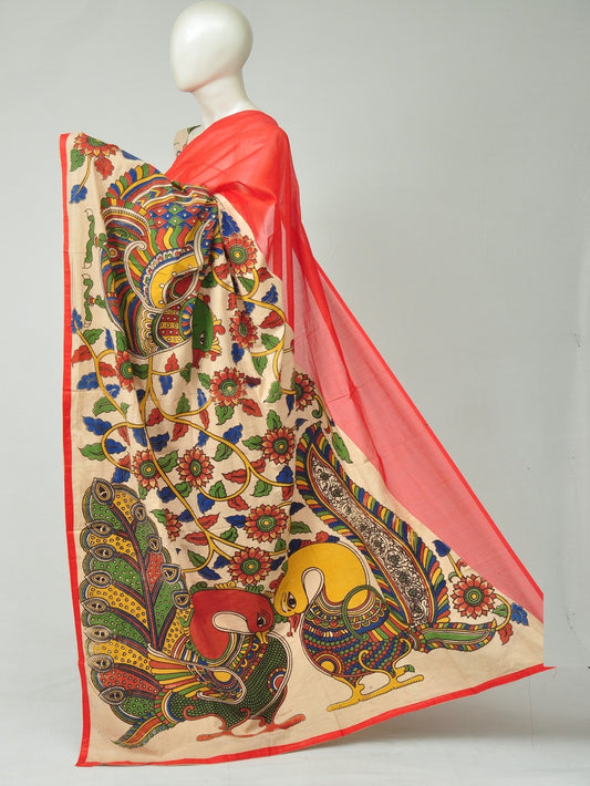 Chanderi Cotton-Silk Kalamkari Design Sarees [D80303033]
