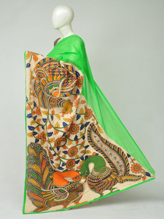Chanderi Cotton-Silk Kalamkari Design Sarees [D80303036]