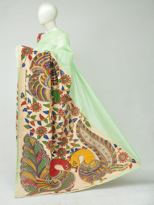 Chanderi Cotton-Silk Kalamkari Design Sarees [D80303046]