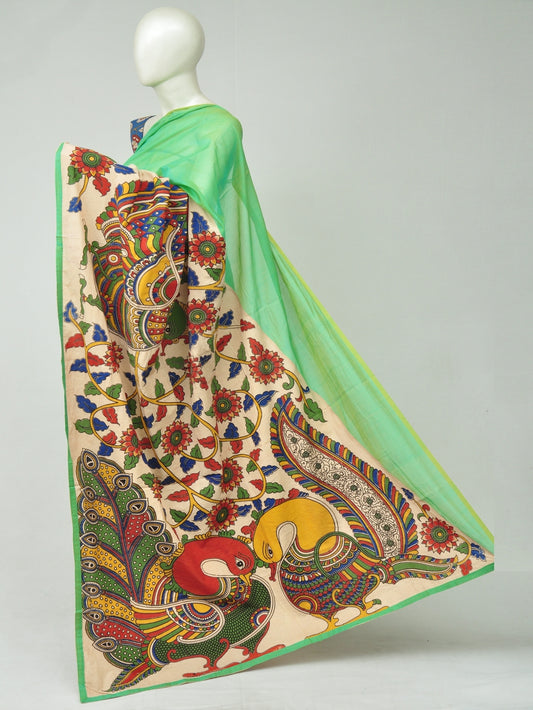 Chanderi Cotton-Silk Kalamkari Design Sarees [D80303047]
