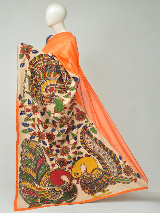Chanderi Cotton-Silk Kalamkari Design Sarees [D80303051]