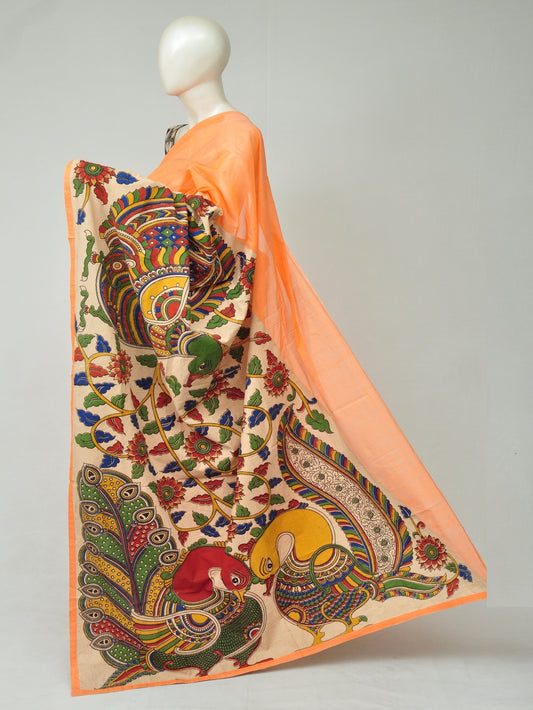 Chanderi Cotton-Silk Kalamkari Design Sarees [D80303053]