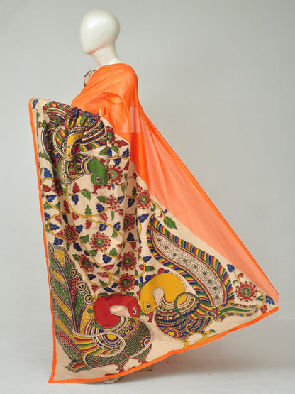 Chanderi Cotton-Silk Kalamkari Design Sarees [D80303054]
