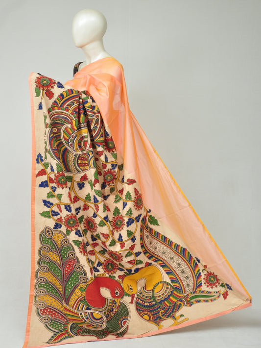 Chanderi Cotton-Silk Kalamkari Design Sarees [D80303055]