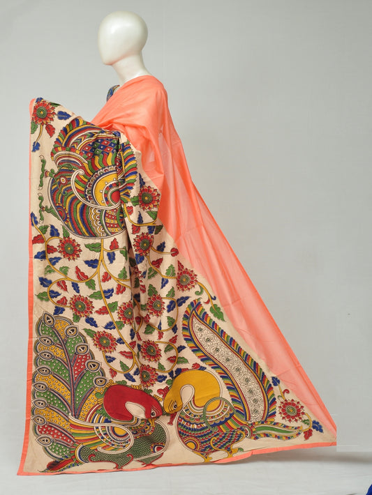 Chanderi Cotton-Silk Kalamkari Design Sarees [D80303057]