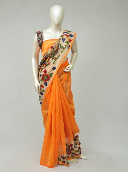 Chanderi Cotton-Silk Kalamkari Design Sarees [D80327386]