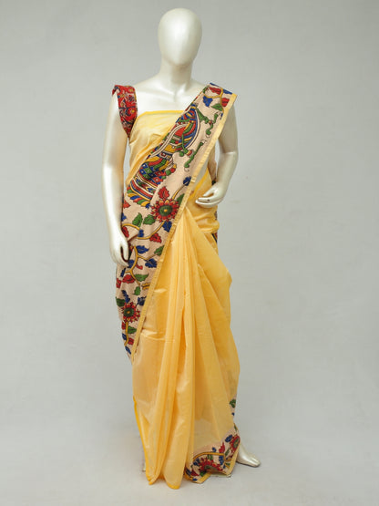 Chanderi Cotton-Silk Kalamkari Design Sarees [D80327387]