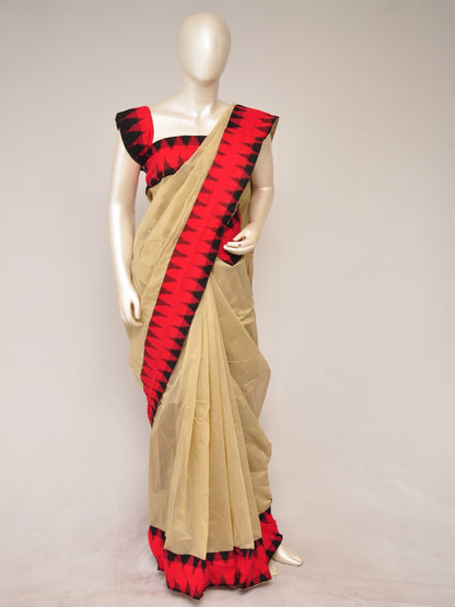 Ikkat Chanderi Silk Sarees [D80126154]