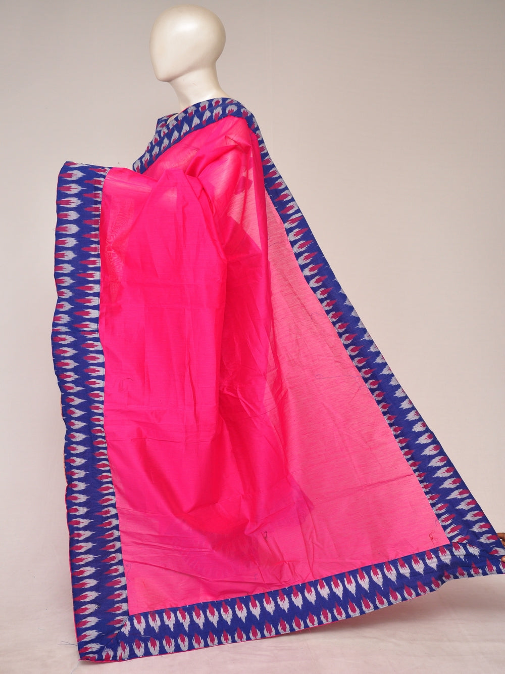 Ikkat Chanderi Silk Sarees [D80126157] - DressesForWomen.IN