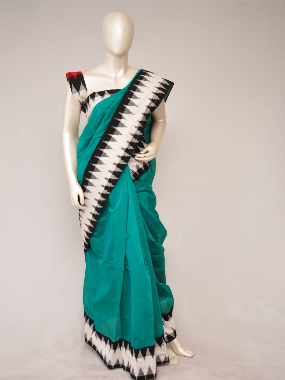 Ikkat Chanderi Silk Sarees [D80126158]