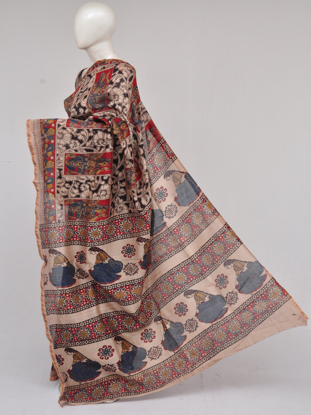 Kalamkari Silk Sarees  [D61215018]