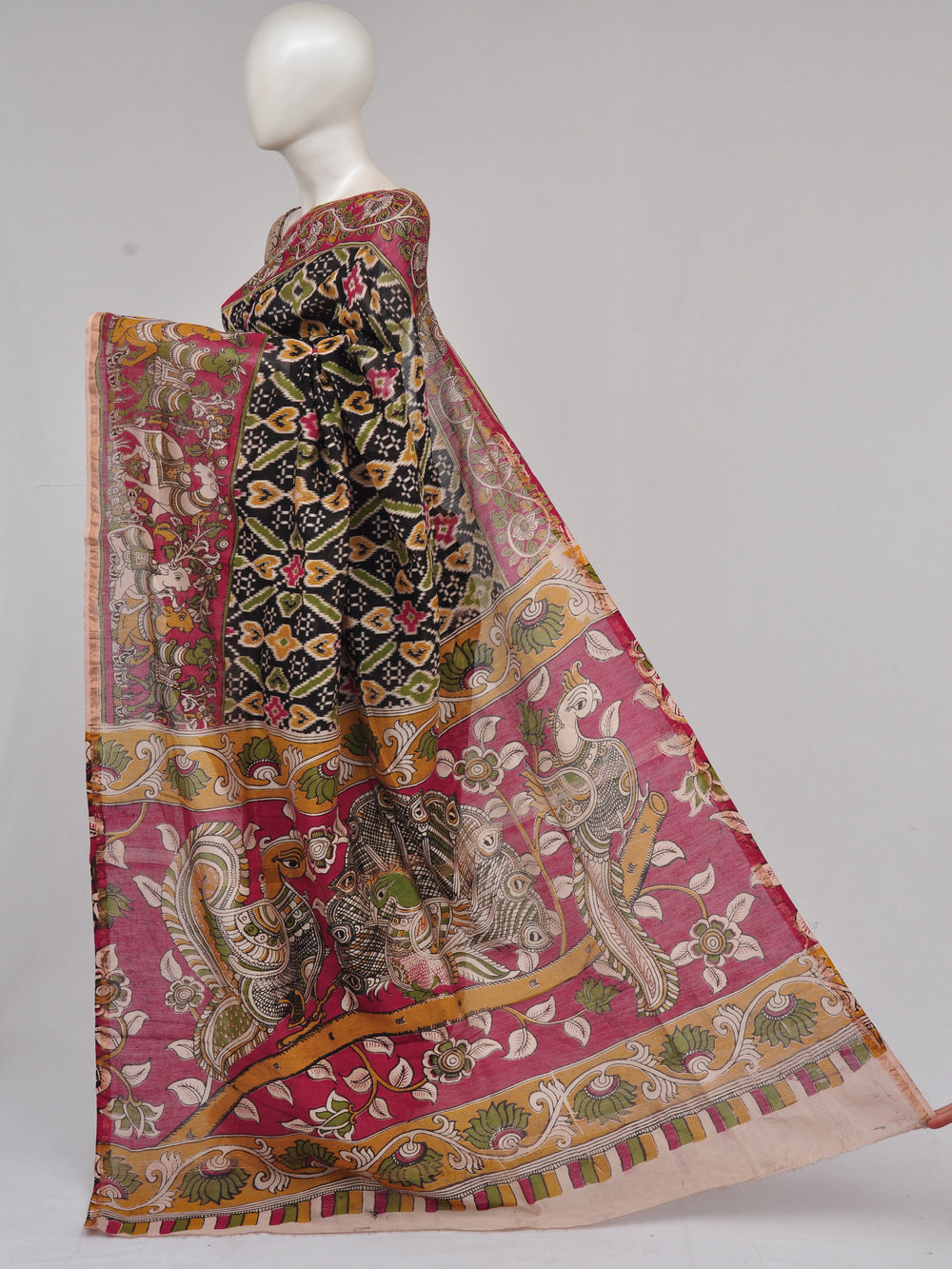 Chanderi Kalamkari  Silk Sarees  [D61216002] - DressesForWomen.IN