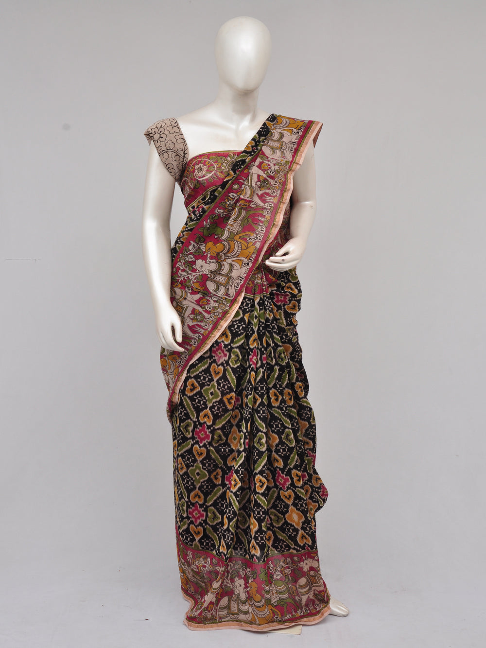Chanderi Kalamkari  Silk Sarees  [D61216002] - DressesForWomen.IN
