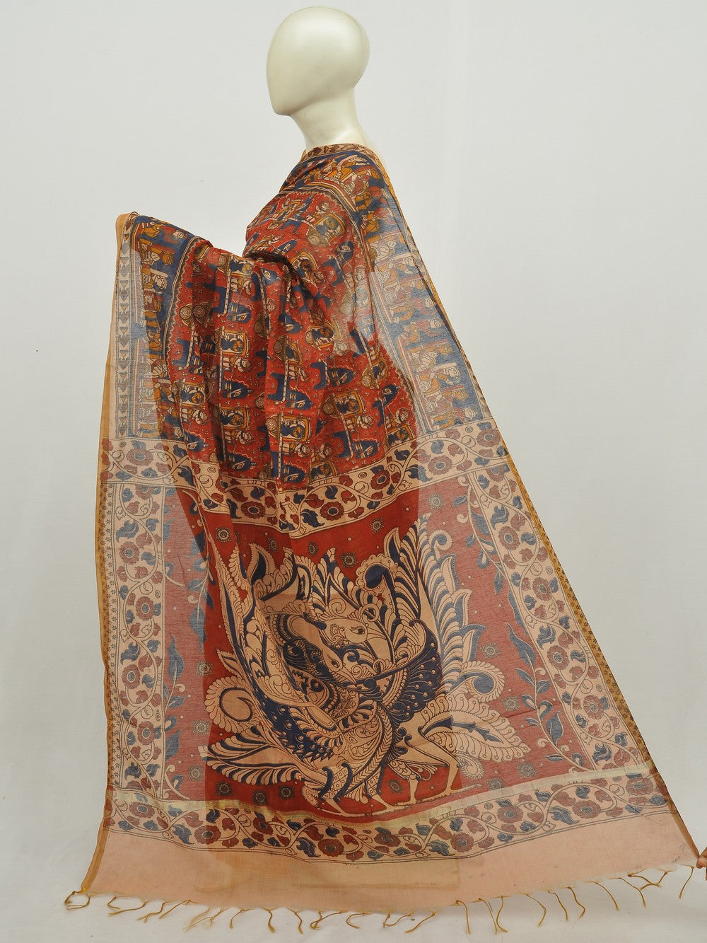 Chanderi Kalamkari  Silk Sarees  [D10929010]