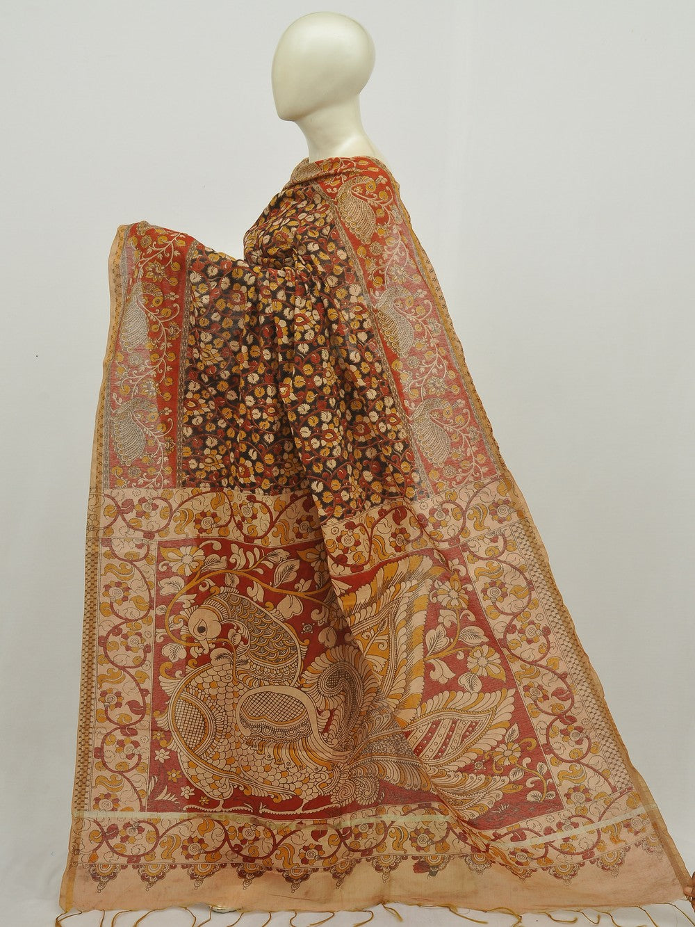 Chanderi Kalamkari  Silk Sarees  [D10929011]
