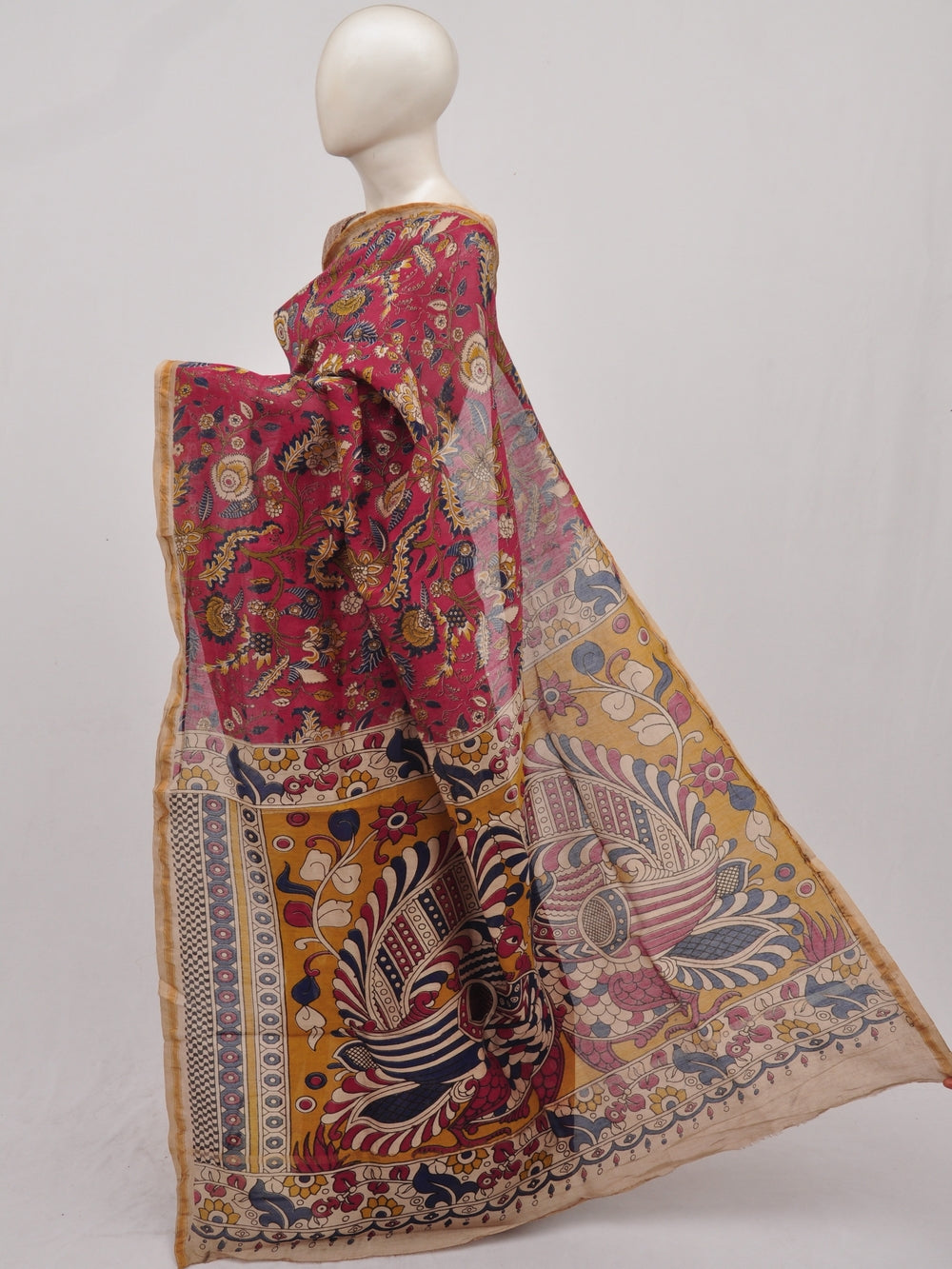 Chanderi Kalamkari  Silk Sarees  [D90404011]