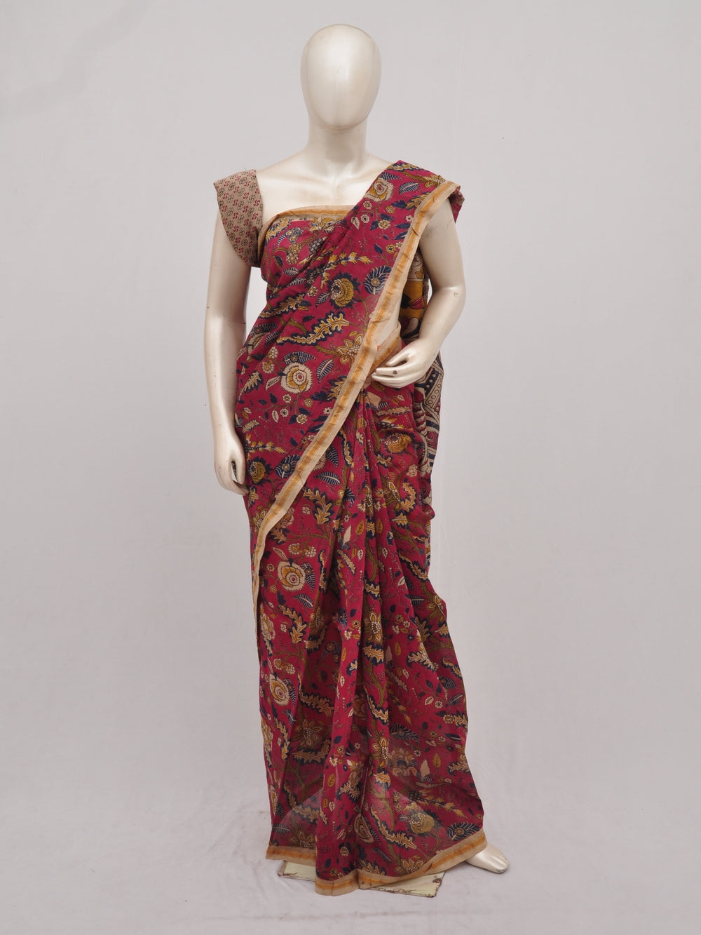 Chanderi Kalamkari  Silk Sarees  [D90404011]