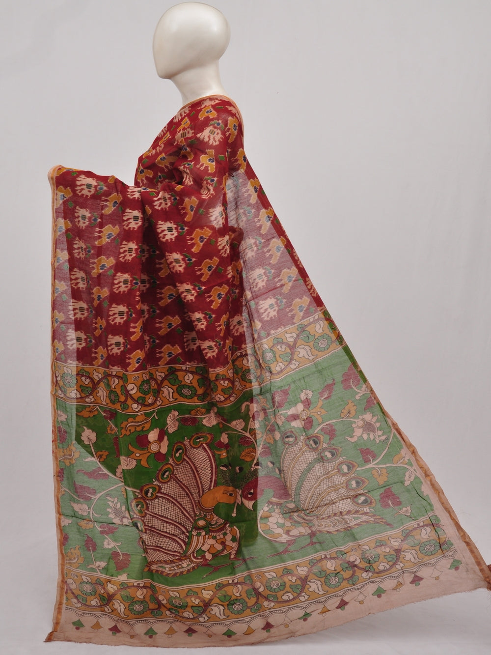 Chanderi Kalamkari  Silk Sarees  [D90404014]