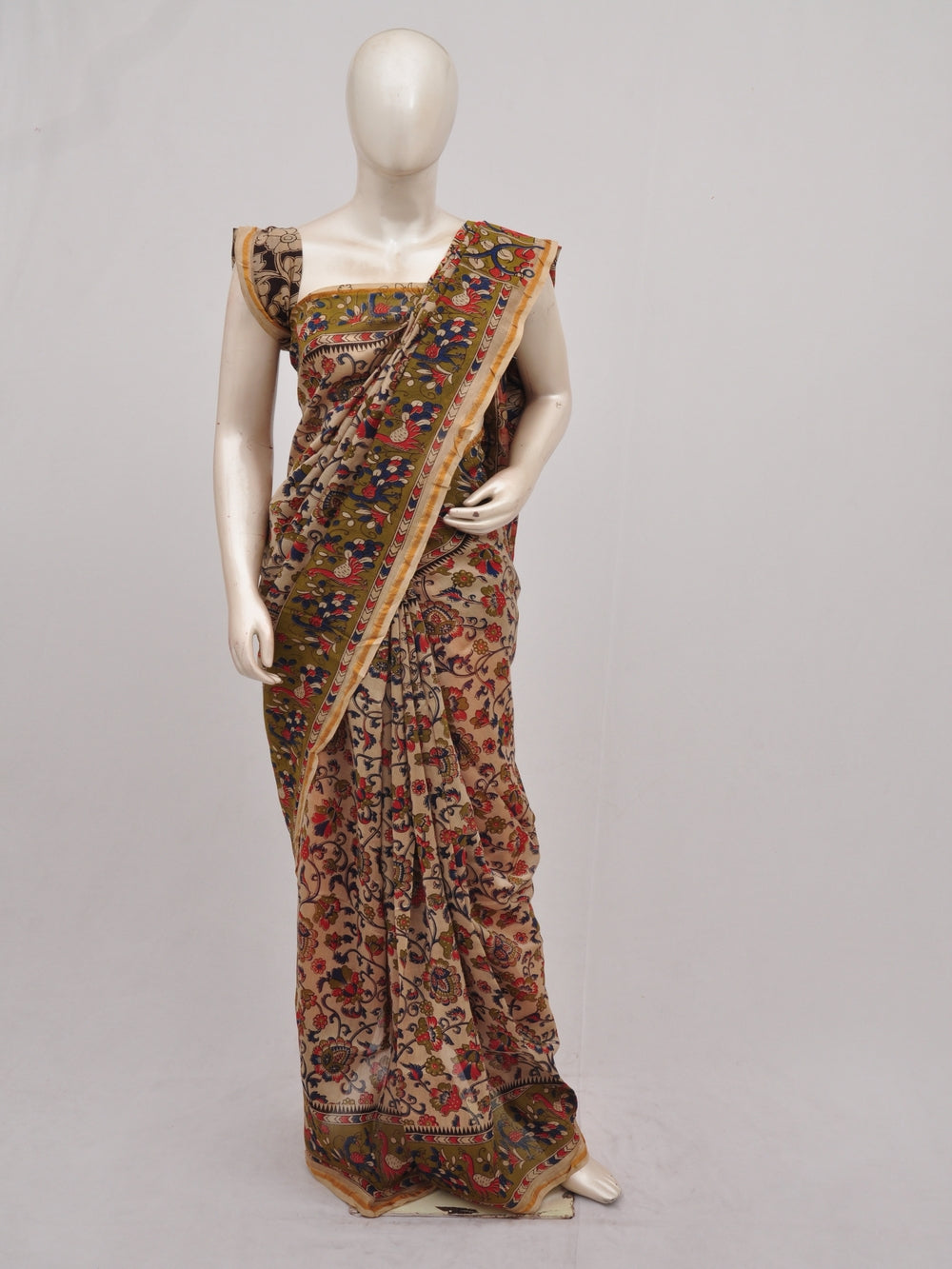 Chanderi Kalamkari  Silk Sarees  [D90404018]