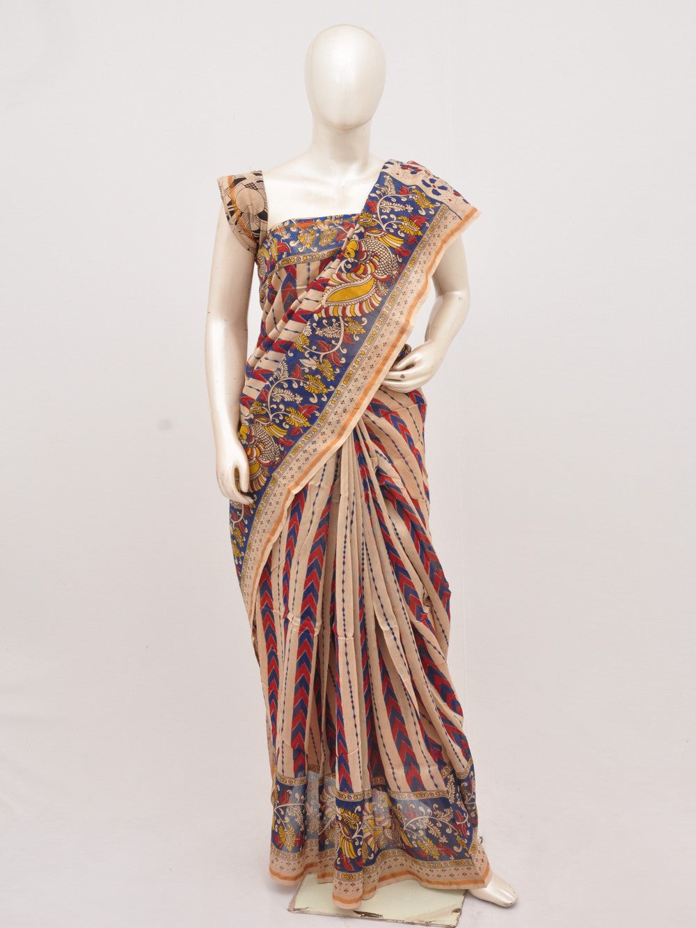 Chanderi Kalamkari  Silk Sarees  [D91020067]