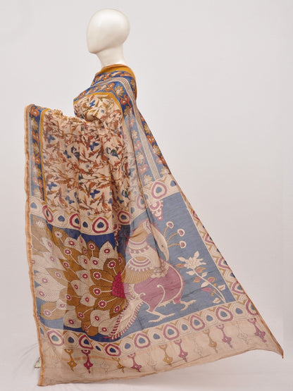 Chanderi Kalamkari  Silk Sarees  [D91020068]