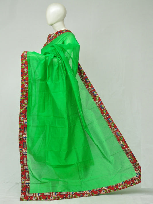 Chanderi Silk Kalamkari Patch Sarees  [D80117017]