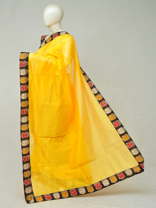 Chanderi Silk Kalamkari Patch Sarees  [D80117020] - DressesForWomen.IN