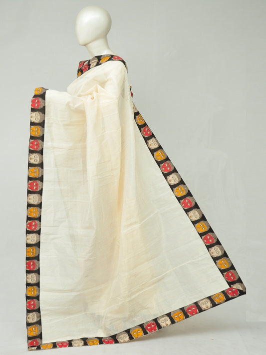 Chanderi Silk Kalamkari Patch Sarees  [D80117021]
