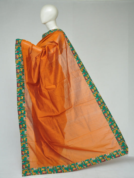 Chanderi Silk Kalamkari Patch Sarees  [D80208283]