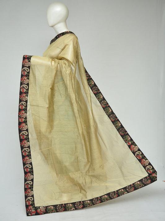 Chanderi Silk Kalamkari Patch Sarees  [D80208286]
