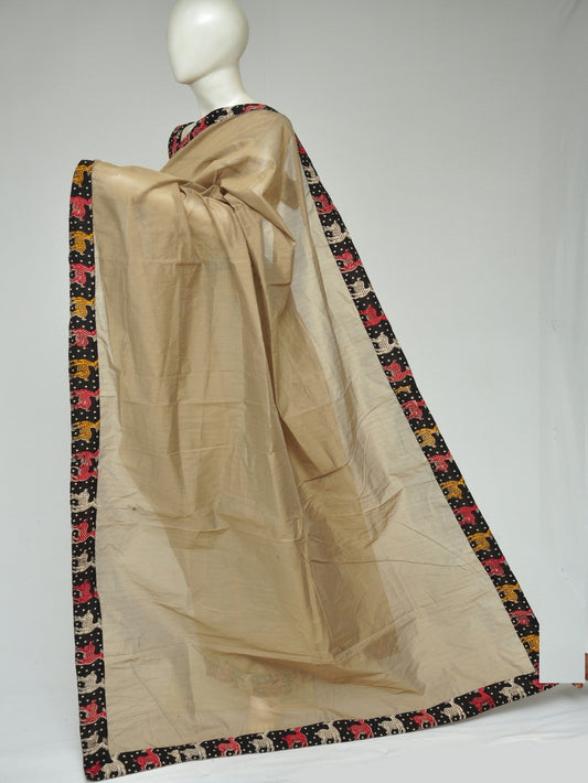 Chanderi Silk Kalamkari Patch Sarees  [D80208288]