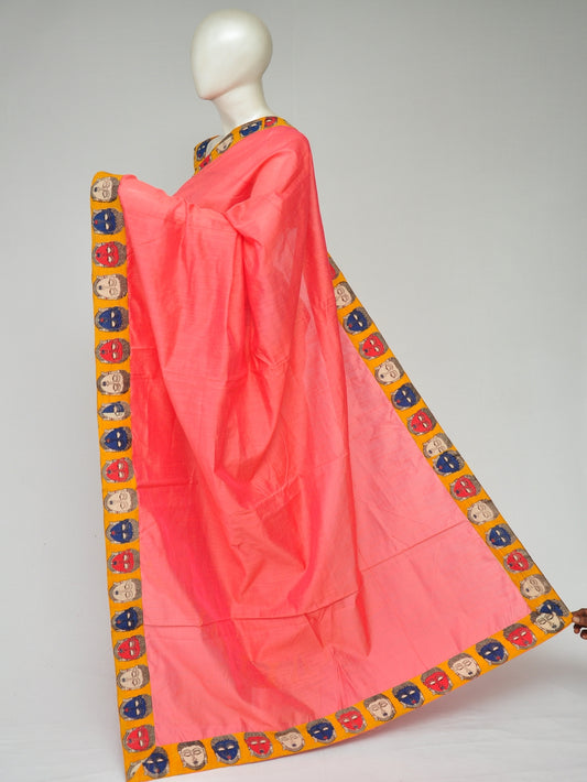 Chanderi Silk Kalamkari Patch Sarees  [D80209311]