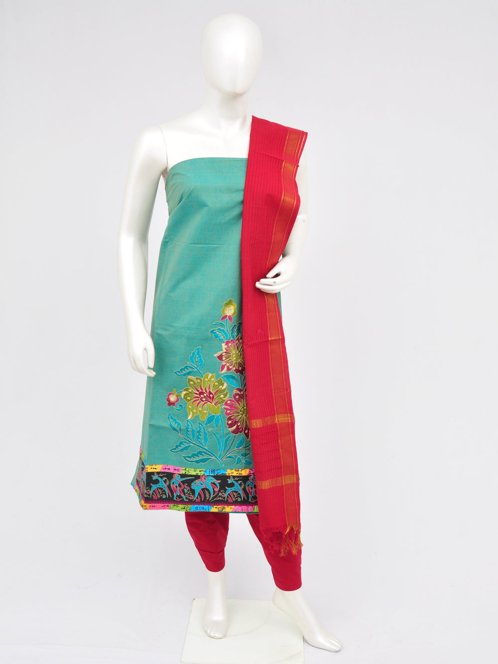 Cotton Woven Designer Dress Material [D60909001]