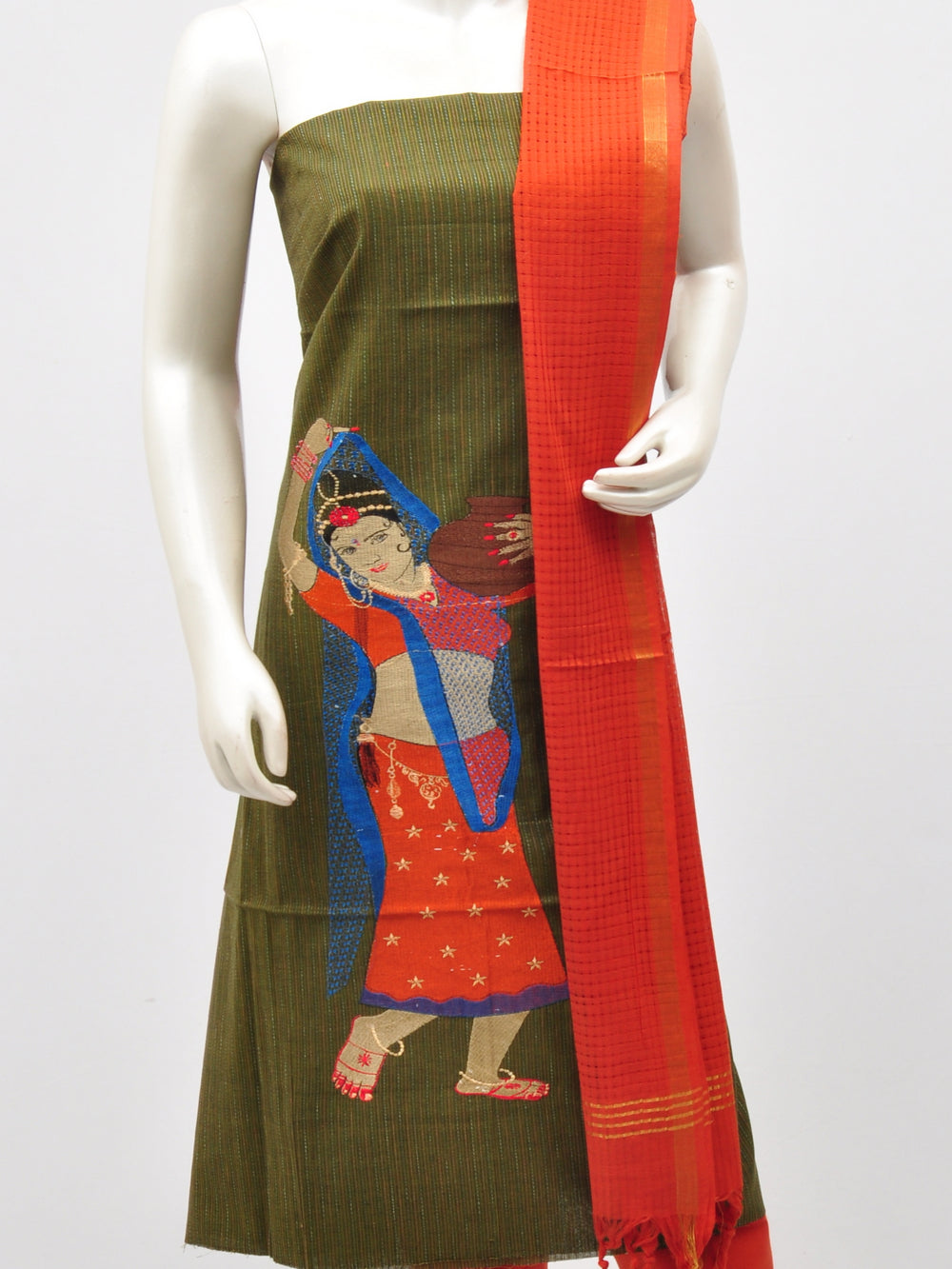 Cotton Woven Designer Dress Material[D61007020]