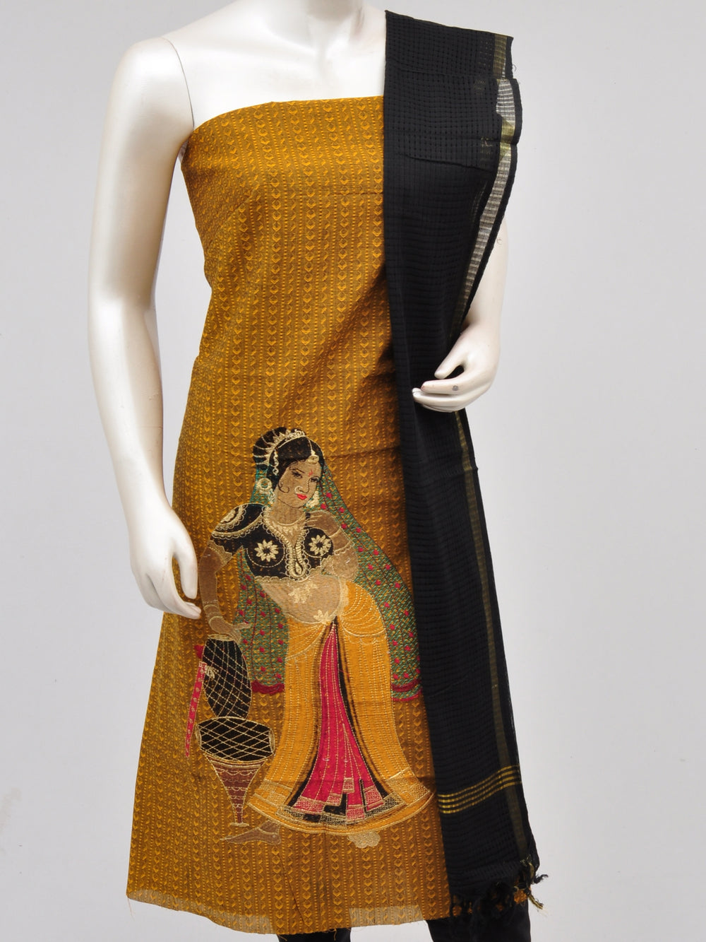 Cotton Woven Designer Dress Material[D61023004]