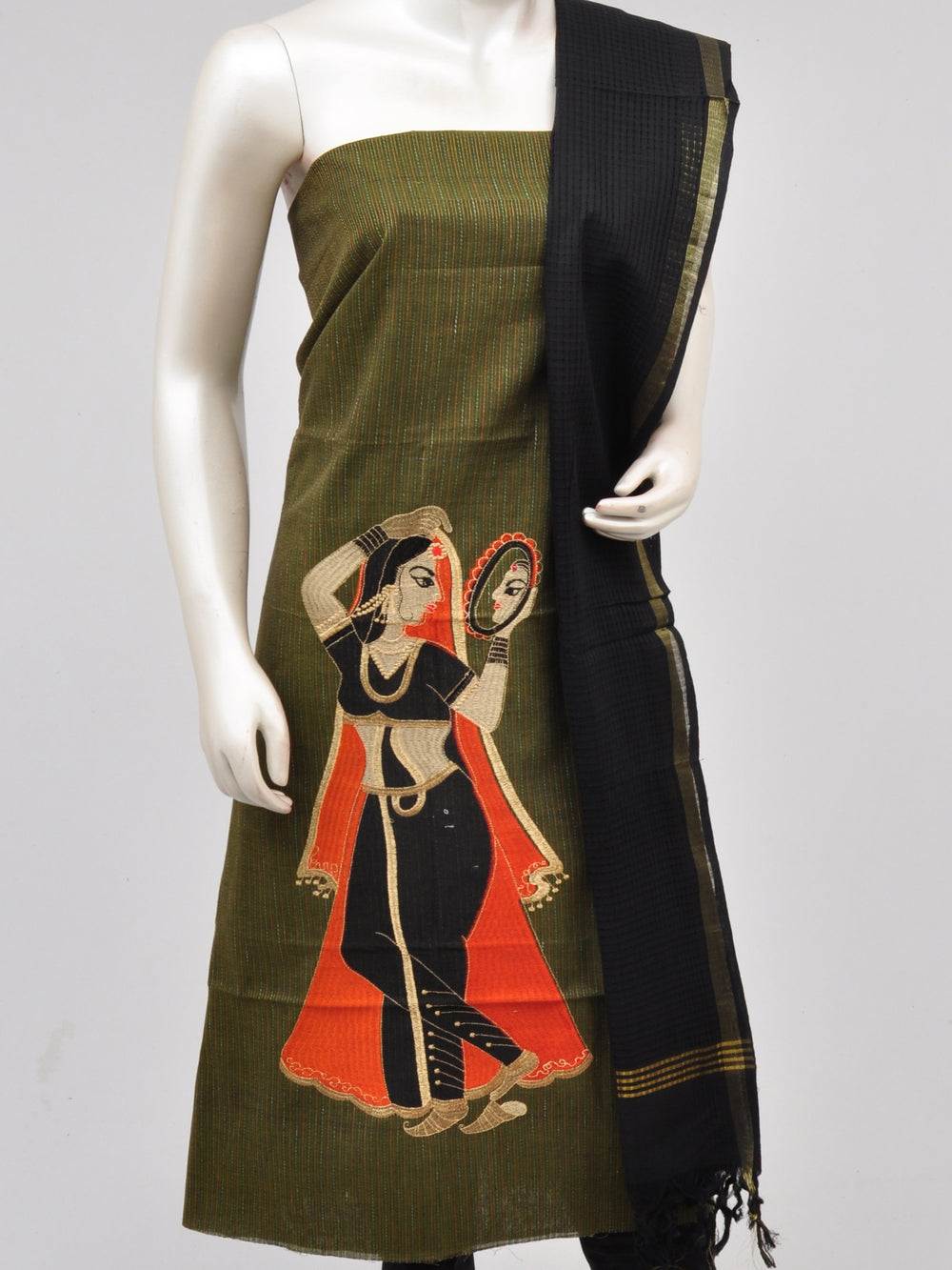 Cotton Woven Designer Dress Material[D61023007]