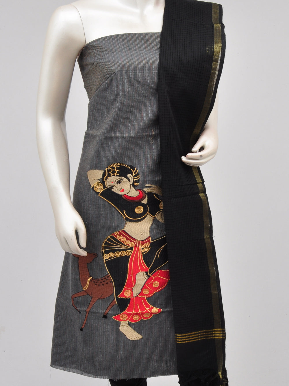 Cotton Woven Designer Dress Material[D61023008] - DressesForWomen.IN