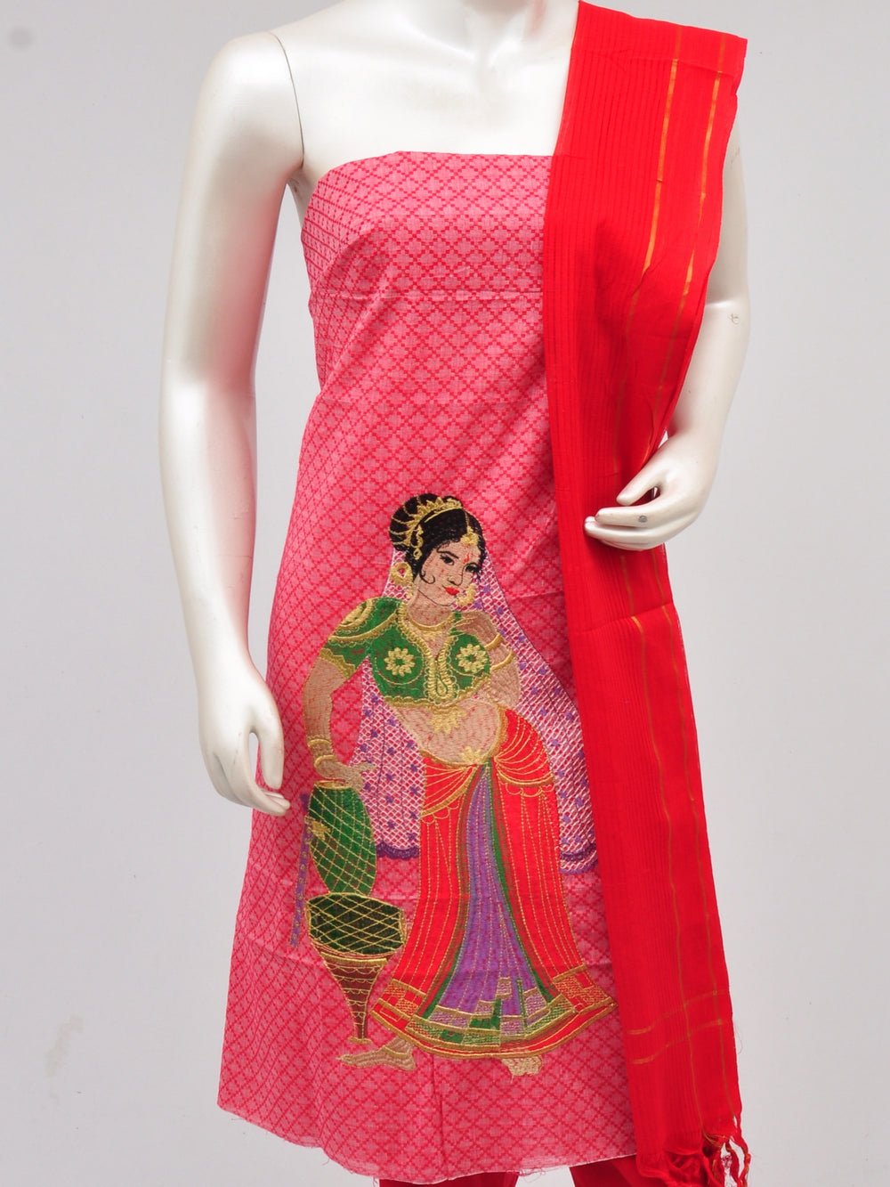 Cotton Woven Designer Dress Material[D61023011]