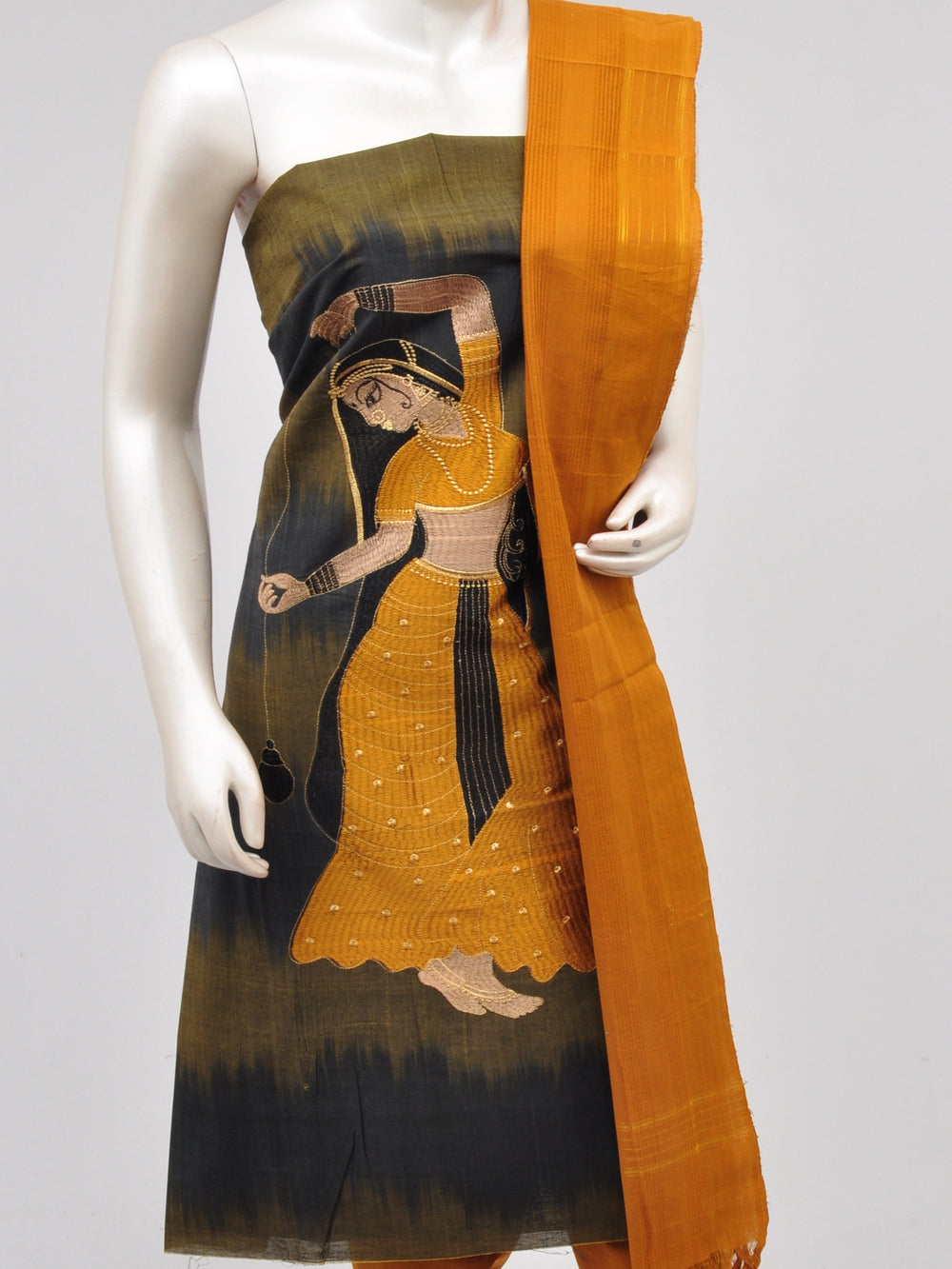 Cotton Woven Designer Dress Material[D61023023]