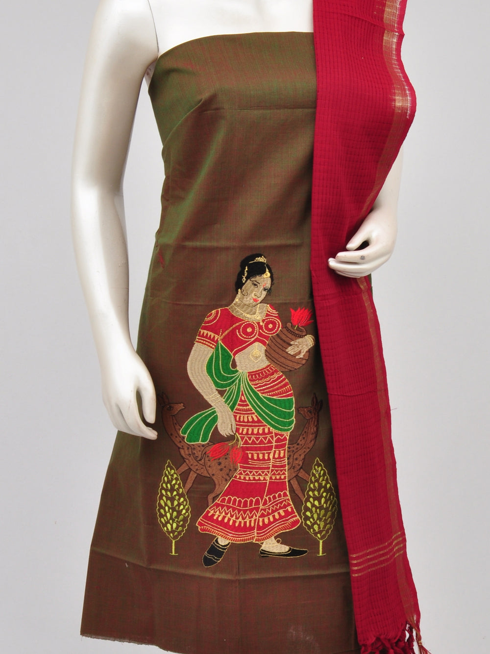 Cotton Woven Designer Dress Material[D61109002]