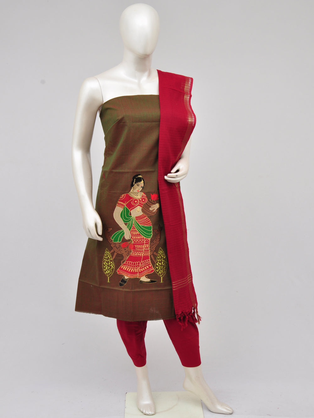 Cotton Woven Designer Dress Material[D61109002]